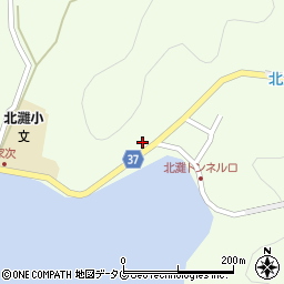 愛媛県宇和島市津島町北灘147周辺の地図