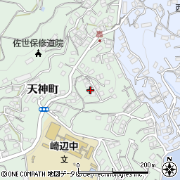 長崎県佐世保市天神町1825-6周辺の地図