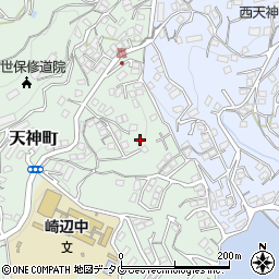 長崎県佐世保市天神町1828-2周辺の地図