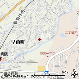 長崎県佐世保市早苗町473周辺の地図