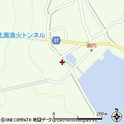 愛媛県宇和島市津島町北灘2194周辺の地図