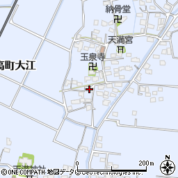 福岡県みやま市瀬高町大江1261周辺の地図