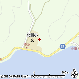 愛媛県宇和島市津島町北灘152周辺の地図