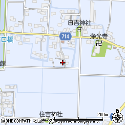 福岡県柳川市大和町六合1005周辺の地図