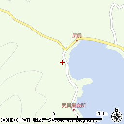 愛媛県宇和島市津島町北灘1661周辺の地図