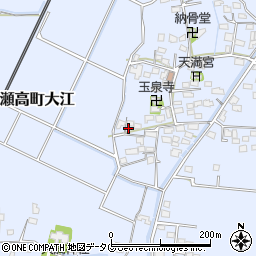 福岡県みやま市瀬高町大江1270周辺の地図