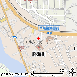 長崎県佐世保市勝海町261-8周辺の地図