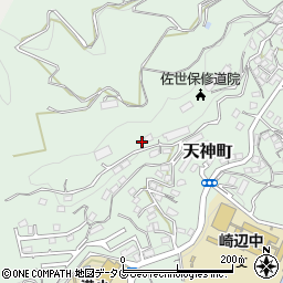 長崎県佐世保市天神町1389周辺の地図