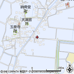 福岡県みやま市瀬高町大江1561周辺の地図