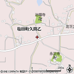 佐賀県嬉野市塩田町大字久間乙763周辺の地図