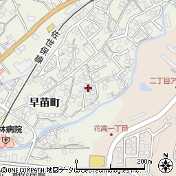 長崎県佐世保市早苗町477周辺の地図