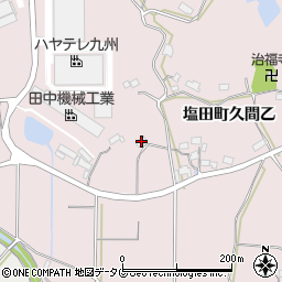 佐賀県嬉野市塩田町大字久間乙1245周辺の地図