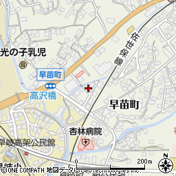 長崎県佐世保市早苗町508-8周辺の地図