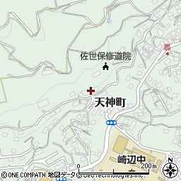 長崎県佐世保市天神町1383-1周辺の地図