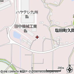 佐賀県嬉野市塩田町大字久間乙1242周辺の地図