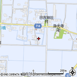福岡県柳川市大和町六合1008周辺の地図