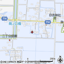 福岡県柳川市大和町六合509周辺の地図