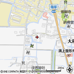 福岡県柳川市大和町塩塚759周辺の地図