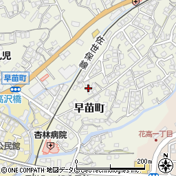 長崎県佐世保市早苗町513周辺の地図