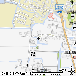 福岡県柳川市大和町塩塚760周辺の地図