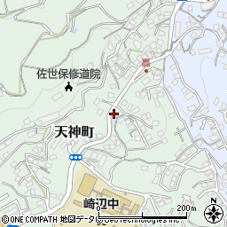 長崎県佐世保市天神町1817周辺の地図