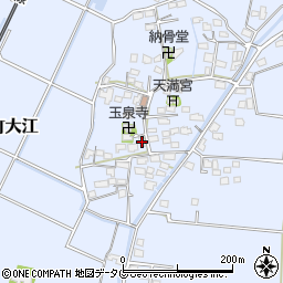福岡県みやま市瀬高町大江1285周辺の地図