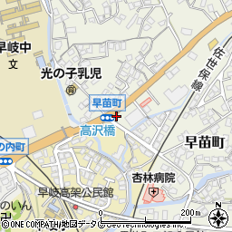 長崎県佐世保市早苗町533周辺の地図