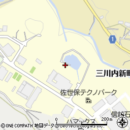 長崎県佐世保市三川内新町周辺の地図
