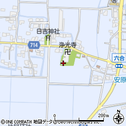 福岡県柳川市大和町六合1014周辺の地図