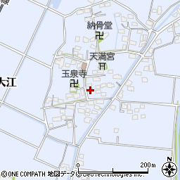 福岡県みやま市瀬高町大江1505周辺の地図