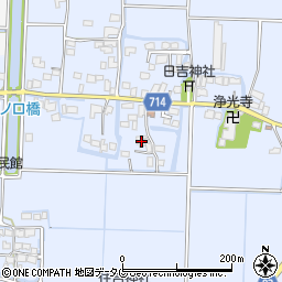 福岡県柳川市大和町六合1003周辺の地図