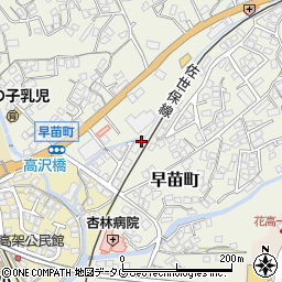 長崎県佐世保市早苗町508-21周辺の地図