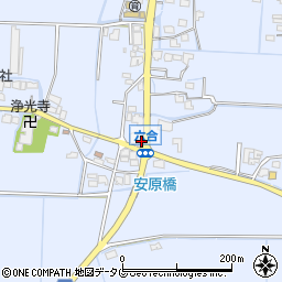 福岡県柳川市大和町六合950周辺の地図