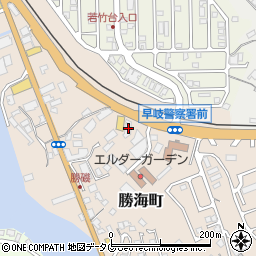 長崎県佐世保市勝海町261-4周辺の地図