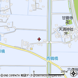 福岡県柳川市大和町六合861周辺の地図