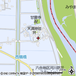 福岡県柳川市大和町六合819周辺の地図