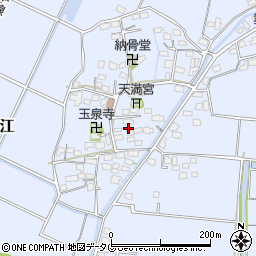 福岡県みやま市瀬高町大江1491周辺の地図