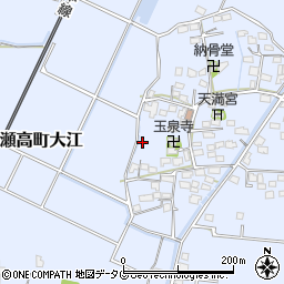 福岡県みやま市瀬高町大江1275周辺の地図