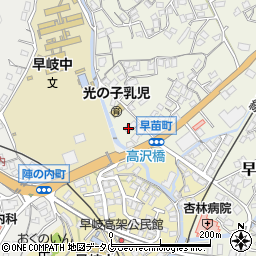 長崎県佐世保市早苗町550周辺の地図