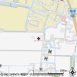 福岡県柳川市大和町塩塚771周辺の地図