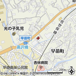 長崎県佐世保市早苗町530-4周辺の地図