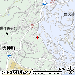 長崎県佐世保市天神町1877周辺の地図
