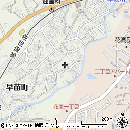 長崎県佐世保市早苗町415周辺の地図