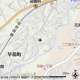 長崎県佐世保市早苗町472周辺の地図