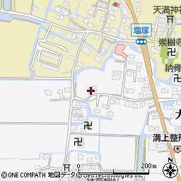 福岡県柳川市大和町塩塚761-1周辺の地図