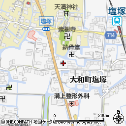 福岡県柳川市大和町塩塚584周辺の地図
