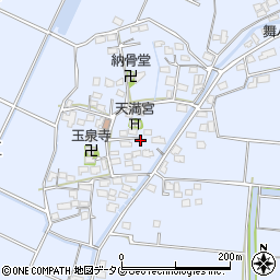 福岡県みやま市瀬高町大江1493周辺の地図