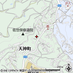 長崎県佐世保市天神町1809周辺の地図