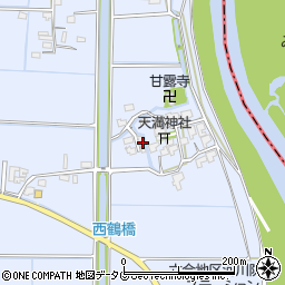 福岡県柳川市大和町六合859周辺の地図