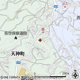 長崎県佐世保市天神町1886周辺の地図